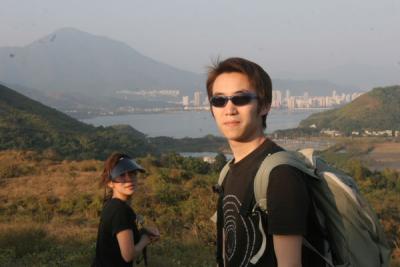 May and Ashley near Luk Keng