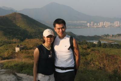 Joyce and Khanh near Luk Keng
