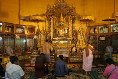 Inside Bank-like Vault Doors inside Kaba Aye Pagoda