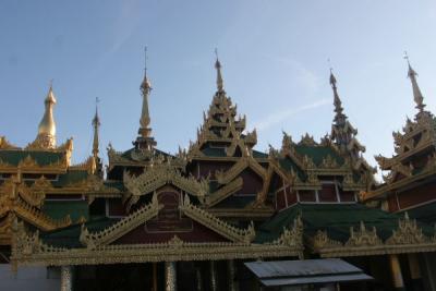 Roofs at Shwedagon Pagoda