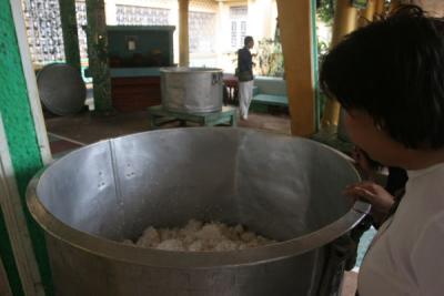 Noon and Rice Bin at Kyakhat Wine Monastery