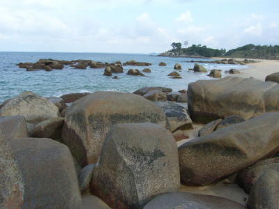 Rocks at Beach at Teluk Sumpat
