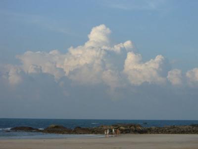 Beach and Clouds Near Bintan Lagoon