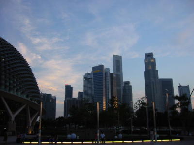 Skyscrapers from Esplanade Park