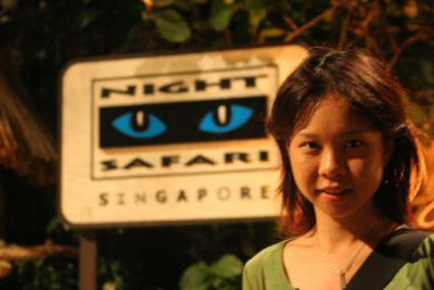 Joyce at Night Safari