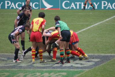 Hong Kong vs China in a Scrum