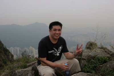 Mike at Summit of Lion Rock