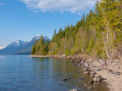 z P1080502 Eastern shore of Lake McDonald in Glacier National Park in spring.jpg
