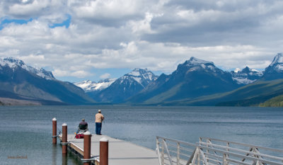 Fishing a cloudy day at Lake McDonald in Glacier IMG_1221