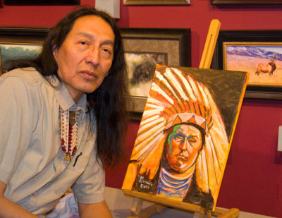zP1040153 William Sitting Bull - completed painting Governors Show.jpg