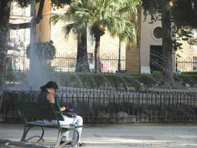 Palermo Giardino Garibaldi in Piazza Marina