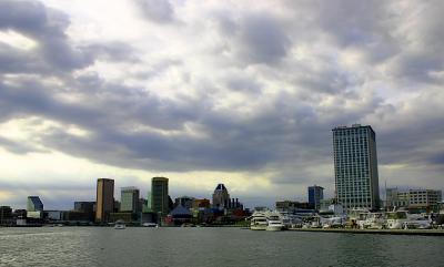 Baltimore--Storm clouds brewing