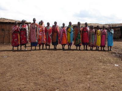 Masai village women