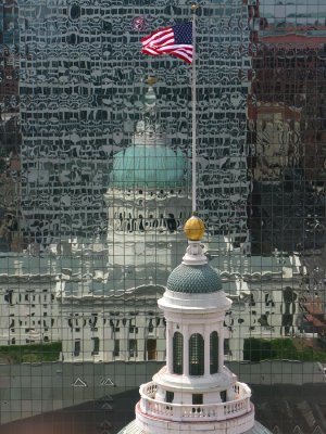 Old Courthouse  reflected
