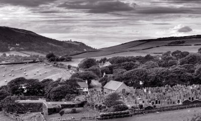 From Maughold Church towards Ramsey