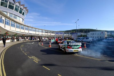 The start at the Sea Terminal, Douglas