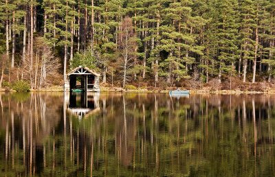 The Boat  House at  Loch Tanar