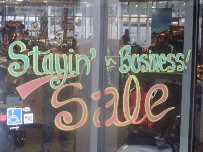 Stayin in Business Sale