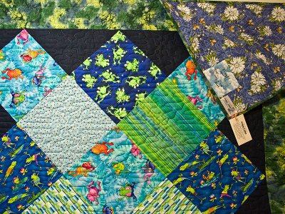 Bunny's frogs-camp-quilt  12/2009