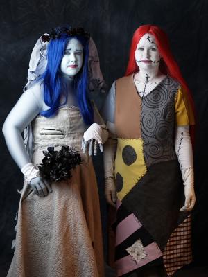 Corpse bride and Sally.