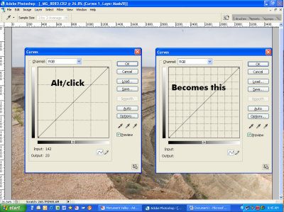 Step-Zero- Setting Curve Dialog Box