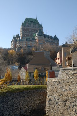 A view of Chateau Frontenac