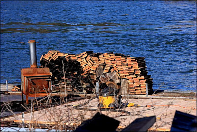 Fire Wood on the Umpqua River