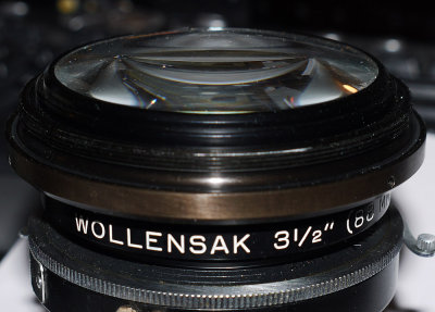 Wollensak 88mm f1.4 side view rear element