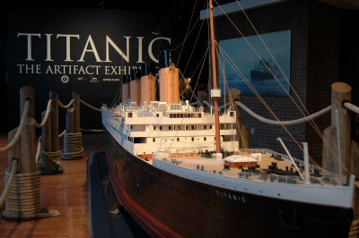 Titanic artifacts exhibition