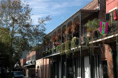 New Orleans Balcony in the French Quarter