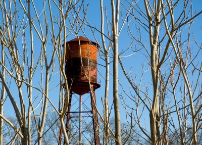 Abney Mills water tower, another view