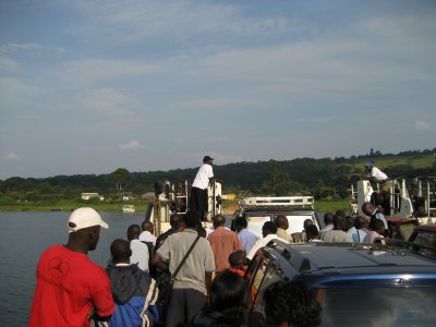 Arriving in Kalangala.