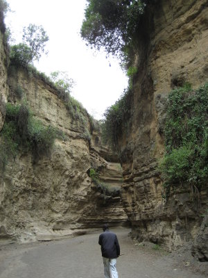 Our guide in Hell's Gate Gorge - Tomb Raider was filmed here.