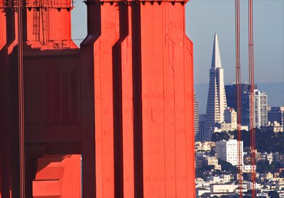 Bridge & Transamerica pyramid