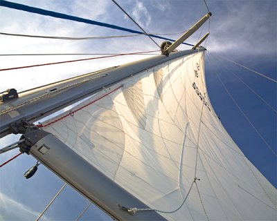 Sails above