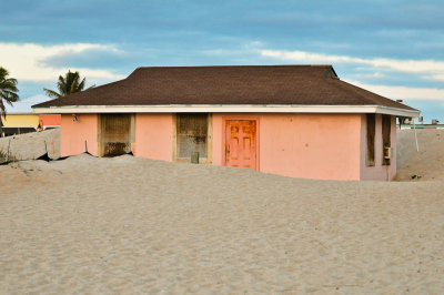 Abandoned beach house