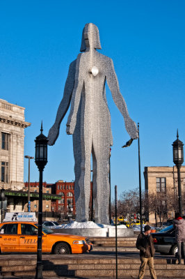 Jonathan Borofsky's Male / Female Sculpture