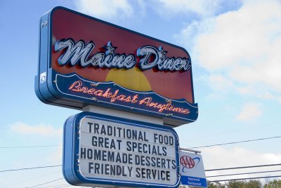 Breakfast at the Maine Diner - Wells, Maine