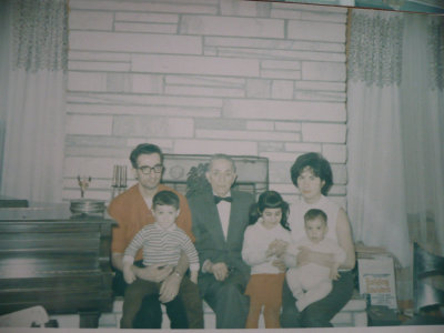 Our family with our grandfather
