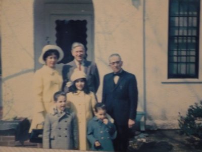 with our gramps & Mr. Decker in the mid-60's