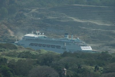 Vessel in Panama Canal