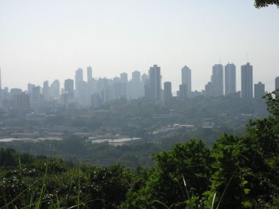 City skyline from Metropolitan Park