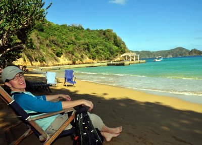 Relaxing at Blue Waters