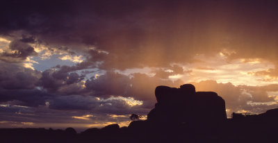 The face of Devils Marbles