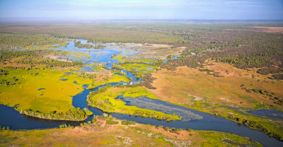 Yellow Waters Billabong from above