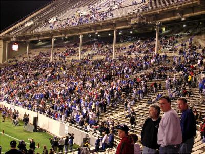 West Side Fans Starting to Leave