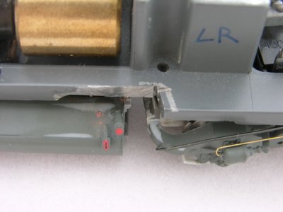 minor frame mods, corrected fuel filler location on rear.