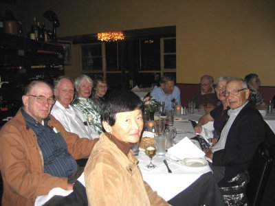 Everyone showed up for our Holiday Dinner at Il Toscano - Dec 4, 2009