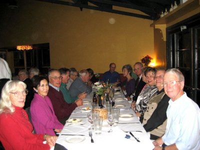 About to enjoy the Italian cuisine At Il Toscano - Dec 4, 2009