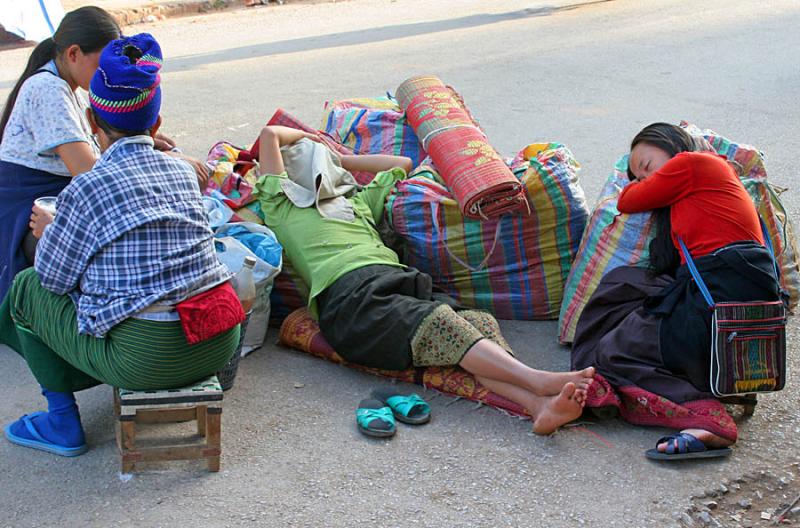 Sleeping on the road
